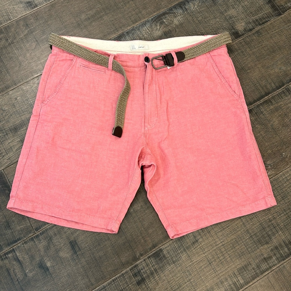 CELIO MEN LINEN SHORTS SIZE XL